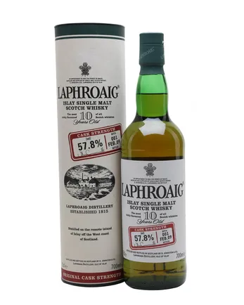 Laphroaig 10 år gammal Cask Strength Batch 001 Bottled 2009