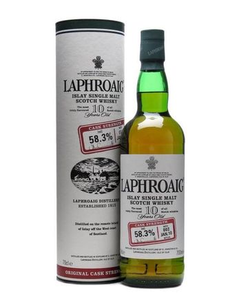Laphroaig 10 år gammal Cask Strength Batch 002 Bottled 2010