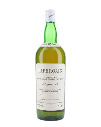 Laphroaig 10 år gammal Unblended Bottled 1980s