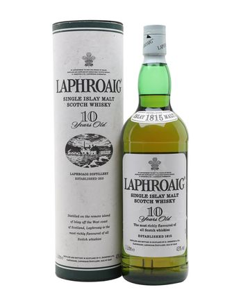 Laphroaig 10 år gammal Bottled 1980s 1 litre