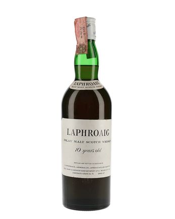 Laphroaig 10 år gammal Bottled 1980s Bonfanti