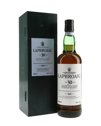 Laphroaig 30 år gammal Wooden Box