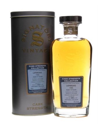 Laphroaig 1990 19 år gammal Bourbon Barrel #67 Signatory