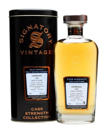 Laphroaig 1995 16 år gammal Cask #50 Signatory Cask Strength Collection