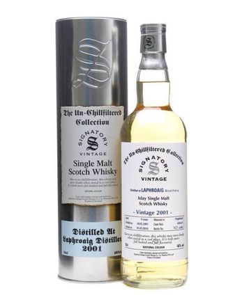 Laphroaig 2001 9 år gammal Unchillfiltered Signatory Un-Chillfiltered Collection