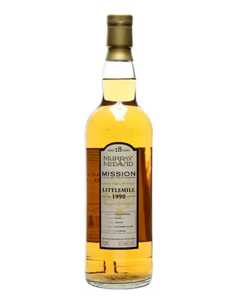 Littlemill 1990 18 år gammal Bourbon Cask Murray McDavid Mission