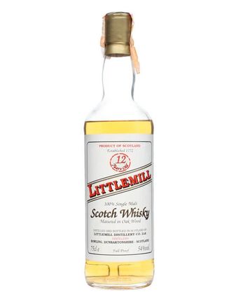 Littlemill 12 år gammal Full Proof Bottled 1980s