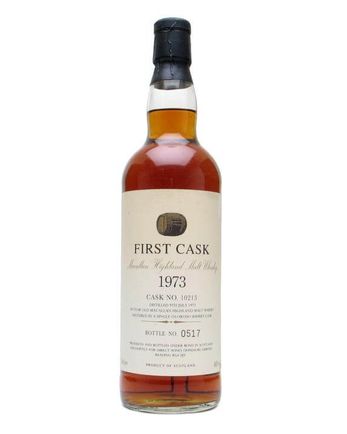 Macallan 1973 20 år gammal Sherry Cask First Cask