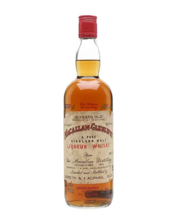 Macallan Glenlivet 15 år gammal Liqueur Whisky Gordon & Macphail