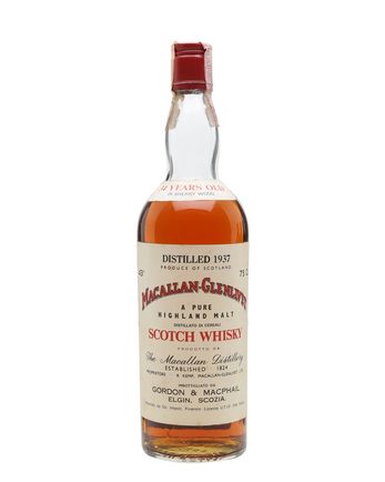 Macallan Glenlivet 1937 34 år gammal Sherry Cask G M Gordon & Macphail