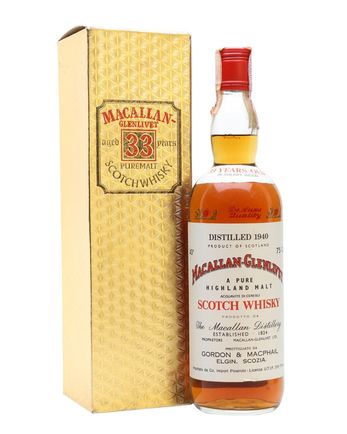 Macallan Glenlivet 1940 33 år gammal Sherry Cask Gordon & Macphail