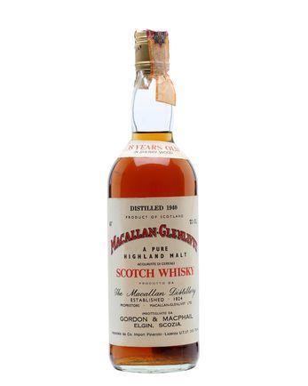 Macallan Glenlivet 1940 35 år gammal Sherrywood Gordon & Macphail