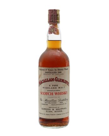 Macallan Glenlivet 1940 37 år gammal Sherry Cask G M Gordon & Macphail