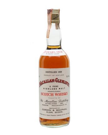 Macallan Glenlivet 1950 25 år gammal Gordon & Macphail 75cl
