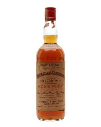 Macallan Glenlivet 1957 15 år gammal Sherrywood G M Gordon & Macphail