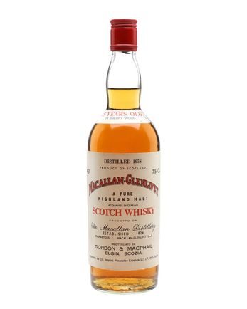 Macallan-Glenlivet 1958 15 år gammal Sherry Cask Bottled 1970s Gordon & Macphail