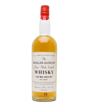 Macallan As We Get It Bottled 1970's Independent Bottling
