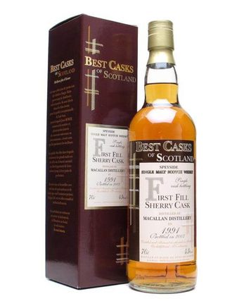 Macallan 1991 Sherry Cask Jean Boyer Best Casks of Scotland
