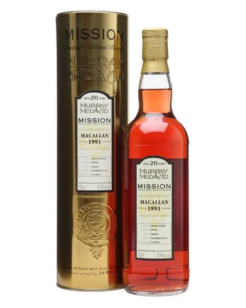 Macallan 1991 20 år gammal Murray McDavid Mission