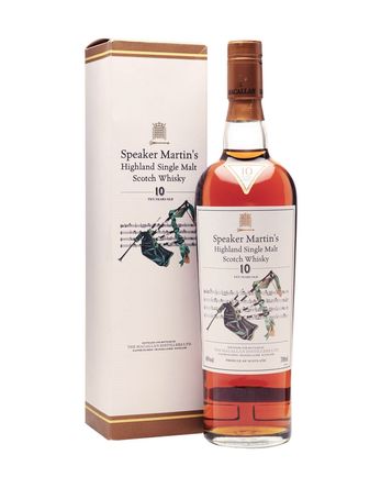 Macallan 10 år gammal Speaker Martin's Old Label