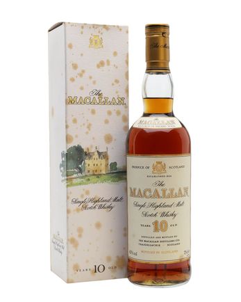 Macallan 10 år gammal Sherry Wood Bottled 1980's