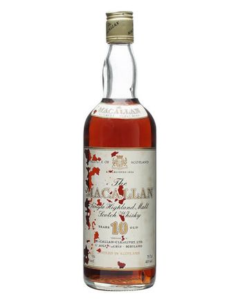 Macallan 10 år gammal Bottled 1970s