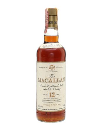 Macallan 12 år gammal Bottled 1980s Screwcap 43 100cl