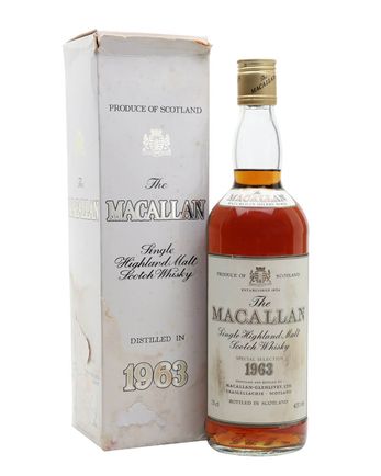 Macallan 1963 17 år gammal Bottled 1970's