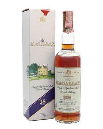 Macallan 1976 18 år gammal Vintage Label