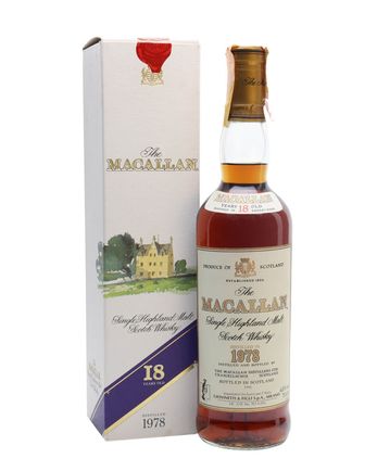 Macallan 1978 18 år gammal Vintage Label