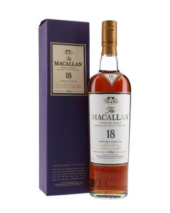 Macallan 1986 18 år gammal Sherry Oak