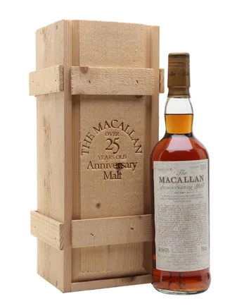 Macallan 25 år gammal Sherry Oak Bottled 1980s
