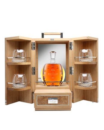 Macallan 1950 60 år gammal in Lalique Linley Box