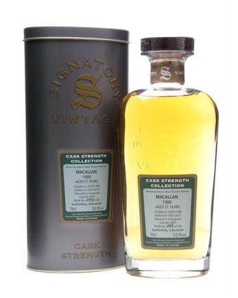 Macallan 1988 21 år gammal Cask #4947 Signatory