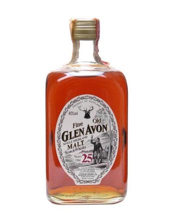 Glen Avon 25 år gammal Bottled 1980s Gordon & Macphail