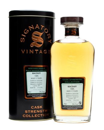 Macduff 1995 17 år gammal Cask #7871 Signatory Cask Strength Collection