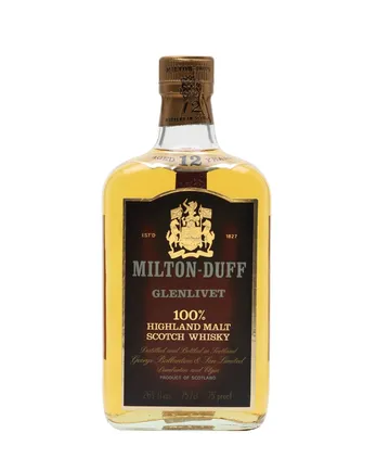 Miltonduff Glenlivet 12 år gammal Bottled 1980's