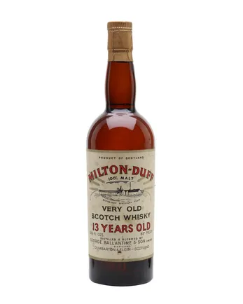 Miltonduff 13 år gammal Bottled 1960s