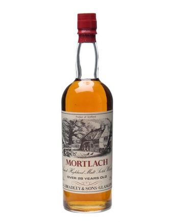 Mortlach 28 år gammal Bottled 1960s J A Bradley