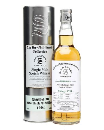 Mortlach 1991 19 år gammal Un Chillfiltered Signatory Un-Chillfiltered Collection