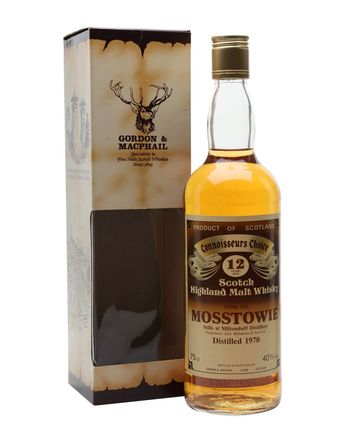 Mosstowie 1970 12 år gammal Connoisseurs Choice Gordon & Macphail