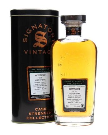 Mosstowie 1979 31 år gammal Bourbon Barrel #12907 Signatory Cask Strength Collection