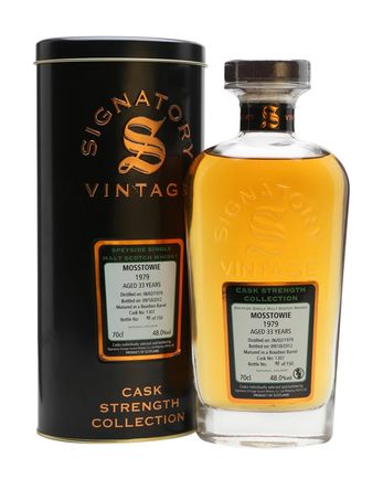 Mosstowie 1979 33 år gammal Cask #1307 Signatory Cask Strength Collection