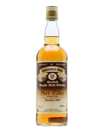 Port Ellen 1969 16 år gammal Connoisseurs Choice Gordon & Macphail