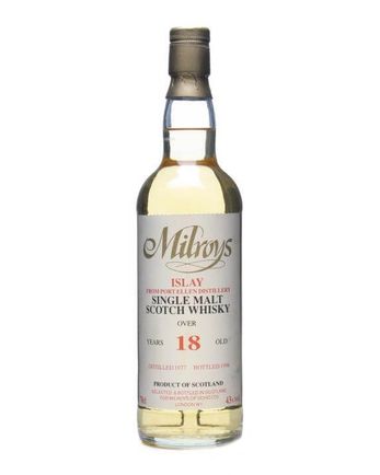 Port Ellen 1977 18 år gammal Milroy's