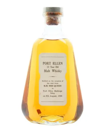 Port Ellen 12 år gammal Queen's Visit to Distillery in 1980