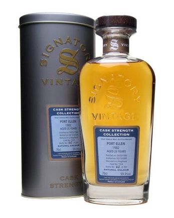 Port Ellen 1982 26 år gammal Signatory Cask Strength Collection