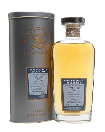 Port Ellen 1983 26 år gammal Wine Treated Butt Signatory