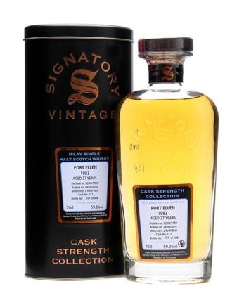 Port Ellen 1983 27 år gammal Refill Butt #517 Signatory Cask Strength Collection