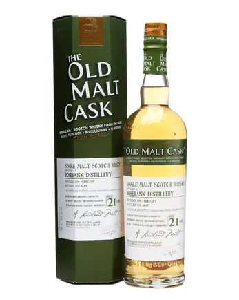 Rosebank 1990 21 år gammal Old Malt Cask #7181 Douglas Laing
